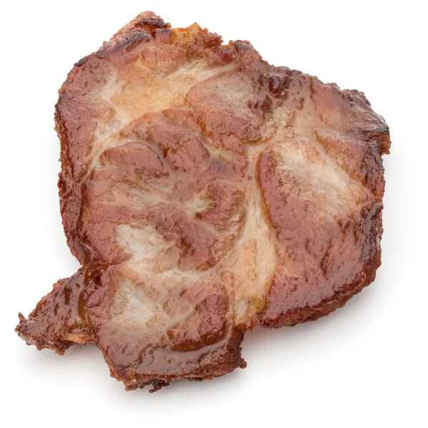 Cooked fried pork meat isolated — Stock Photo, Image