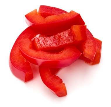 Kırmızı tatlı biber dilimleri 