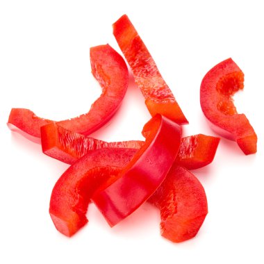 Kırmızı tatlı biber dilimleri 