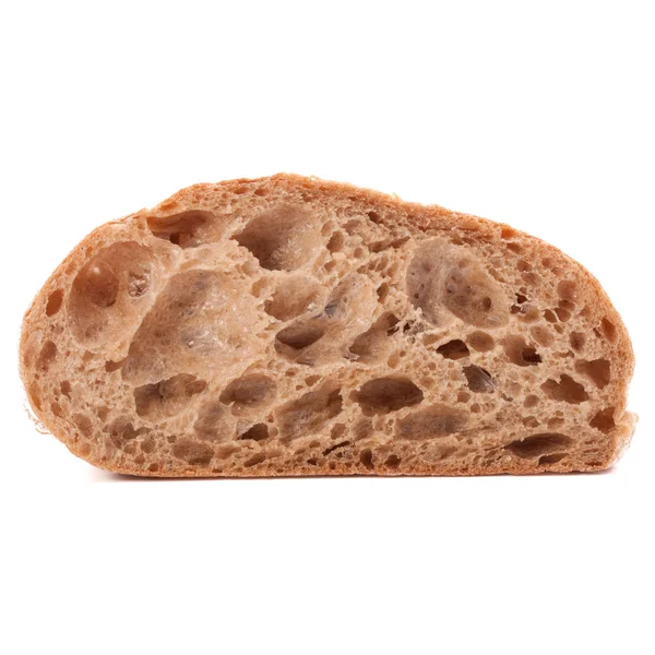Fatia de pão de ciabatta fresco — Fotografia de Stock