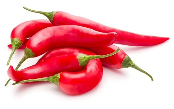 Červené chilli nebo chilli papričky cayenne — Stock fotografie