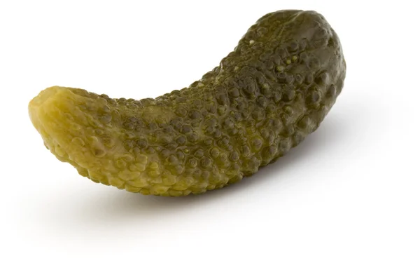 Pickled or marinated  cucumber — Stock Photo, Image