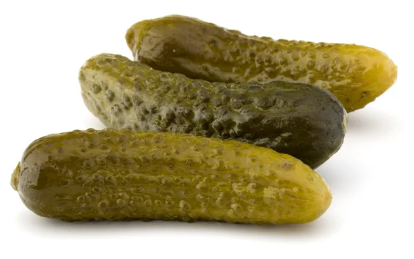 Pickled or marinated  cucumbers — Stock Photo, Image