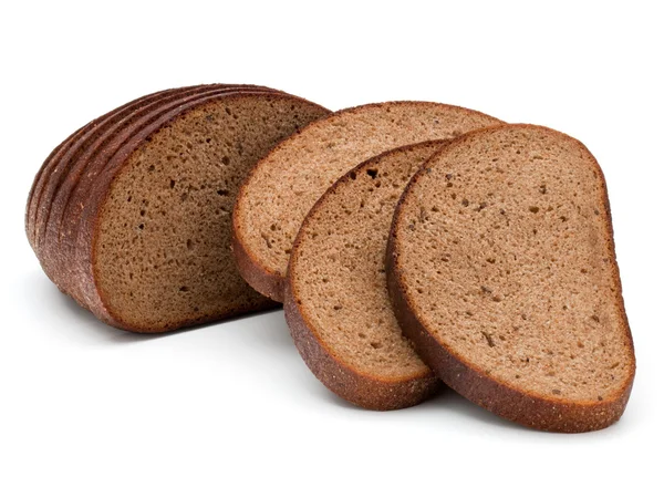 Frisch geschnittenes Roggenbrot — Stockfoto