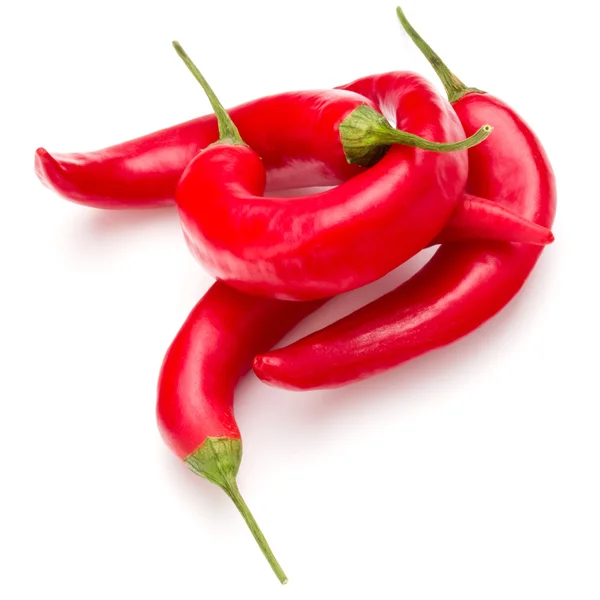 Červené chilli nebo chilli papričky cayenne — Stock fotografie