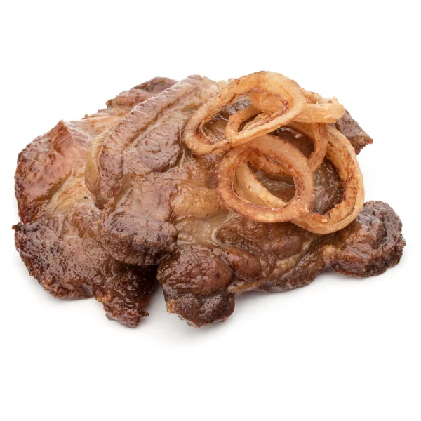 Carne di maiale fritta cotta — Foto Stock