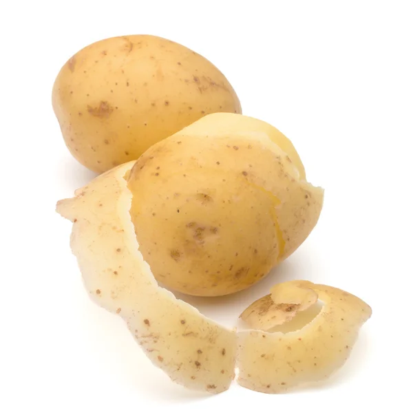 Peeled potatoes tuber — Stock Photo, Image