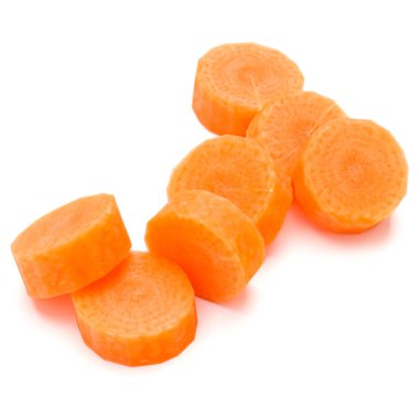 doğranmış havuç dilimleri 