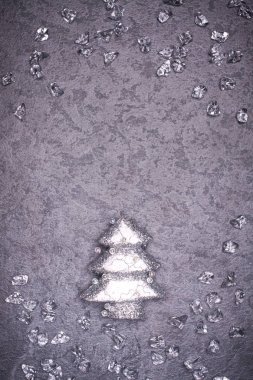 Noel tebrik kartı. Yeni yıl sembolü