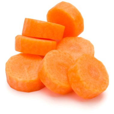 doğranmış havuç dilimleri 