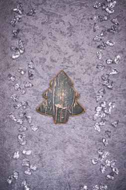 Noel tebrik kartı. Yeni yıl sembolü