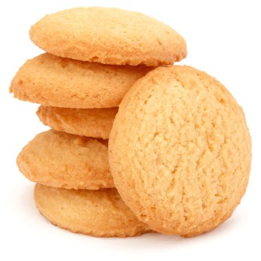 yığılmış kısa pasta kurabiye