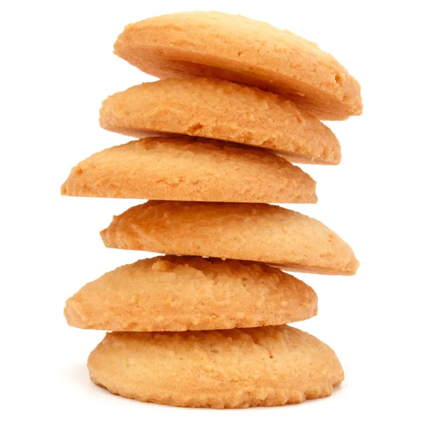 Stacked short pastry cookies — Stock Photo, Image