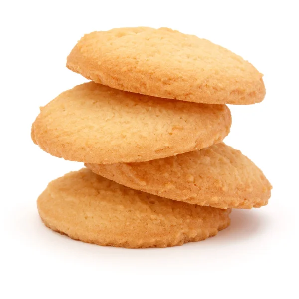 Galletas apiladas de pastelería corta — Foto de Stock