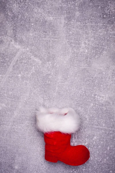 Noel tebrik kartı. Noel babalar Ayakkabı