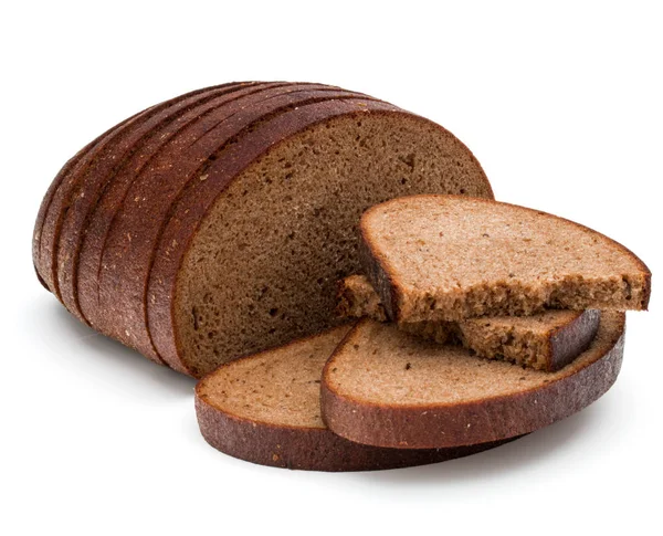 Čerstvé plátky žitného chleba — Stock fotografie