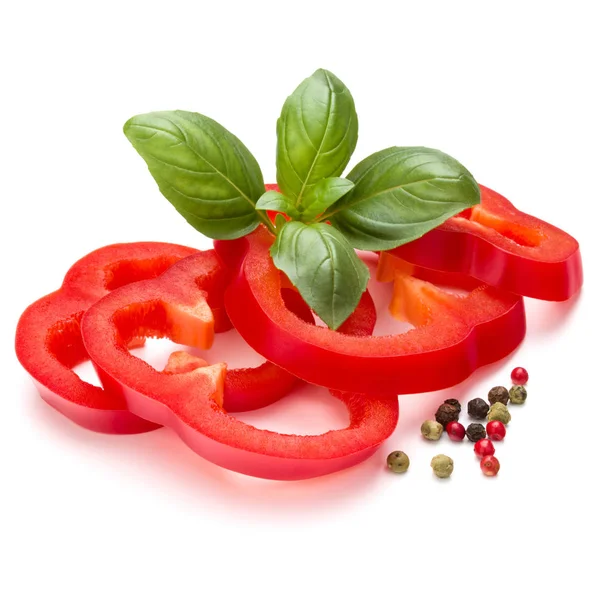 Kırmızı tatlı biber dilimleri