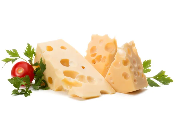 Blocos de queijo fresco — Fotografia de Stock