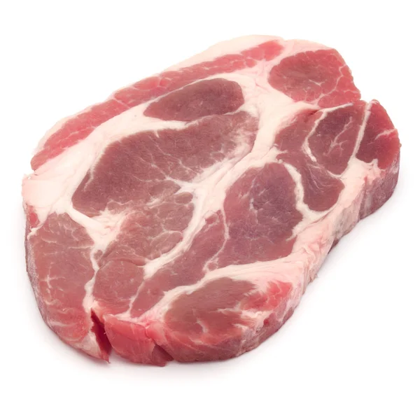 Raw pork chop meat — Stock Photo, Image