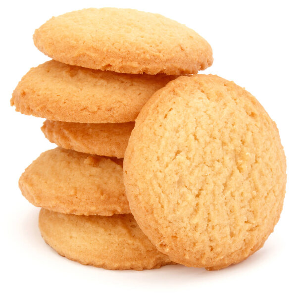 stacked short pastry cookies