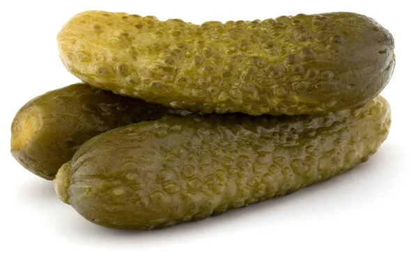 Pickled or marinated  cucumbers — Stock Photo, Image