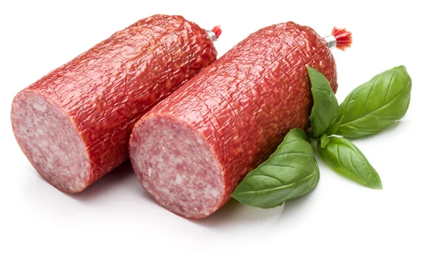 Salami smoked sausage — Stock Photo, Image