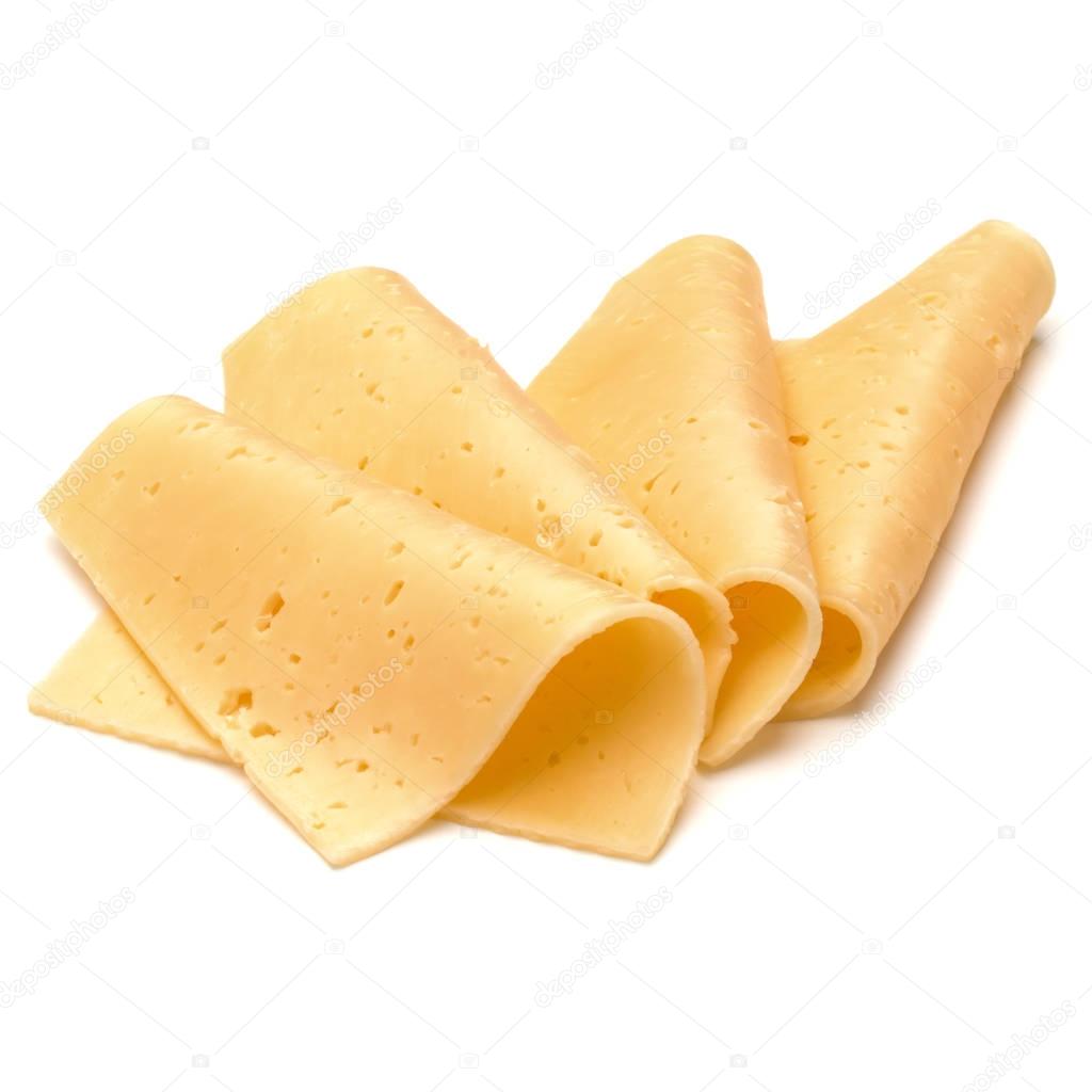 Fresh cheese slices 
