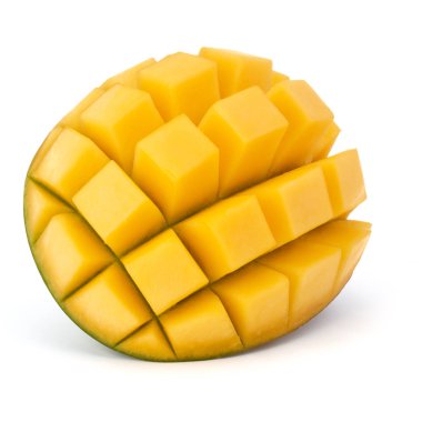 Dilimlenmiş mango küpleri