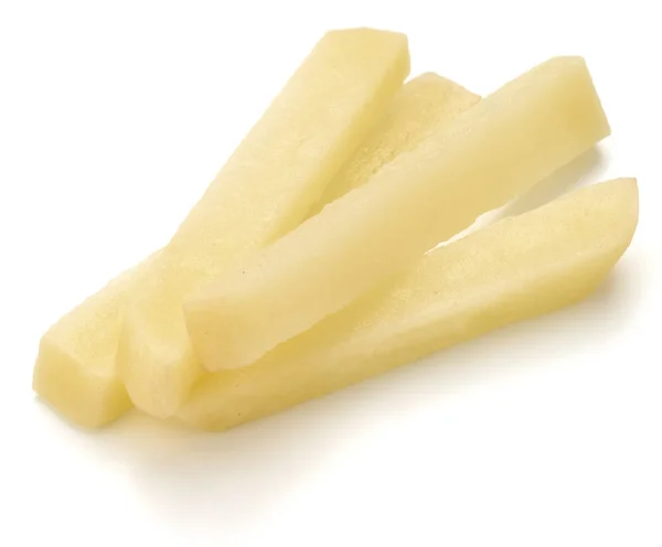 Raw Potato sliced strips prepared — Stock Photo, Image