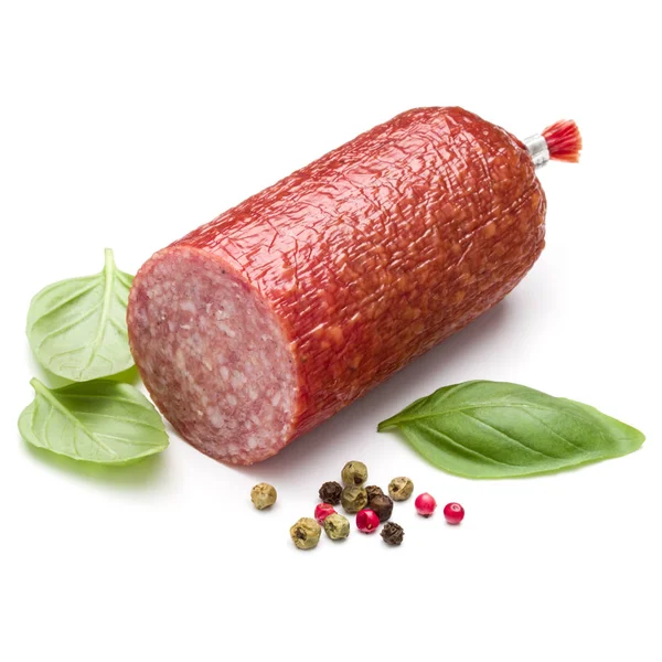 Salami smoked sausage — Stock Photo, Image