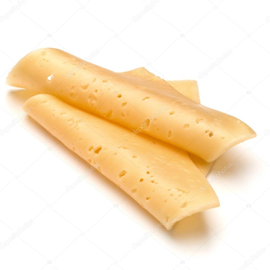 cheese slices isolated 