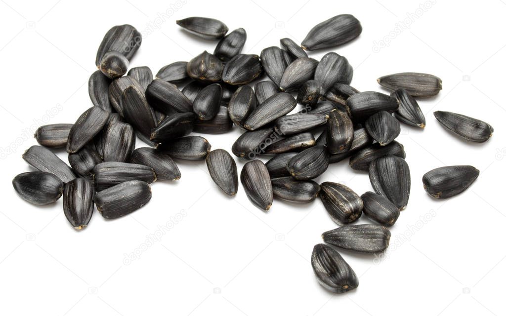 Sunflower seeds  isolated 