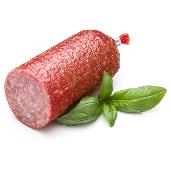 Salame salsiccia affumicata — Foto Stock