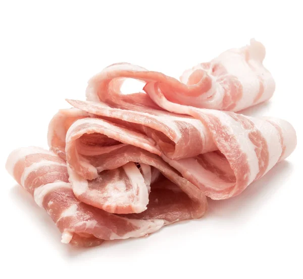 Sliced pork bacon — Stock Photo, Image