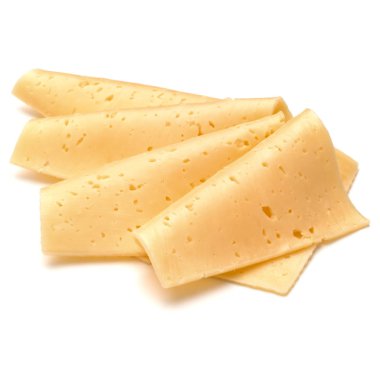 izole peynir dilimleri