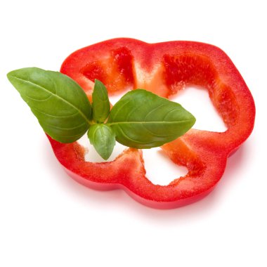 Kırmızı tatlı biber dilim