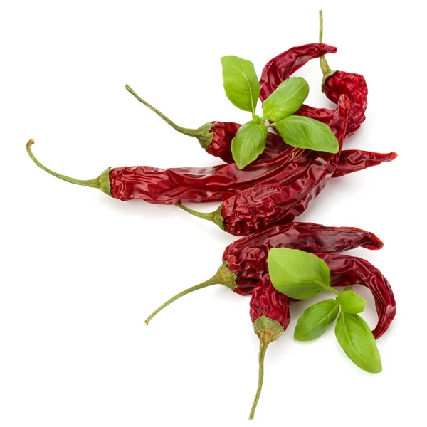 Kuivatut punaiset chilit tai chili cayennepaprikat — kuvapankkivalokuva