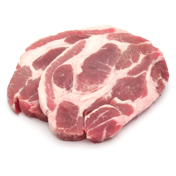 Raw pork chop meat — Stock Photo, Image