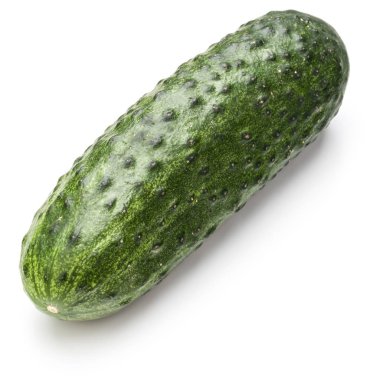 Beyaz arkaplanda salatalık