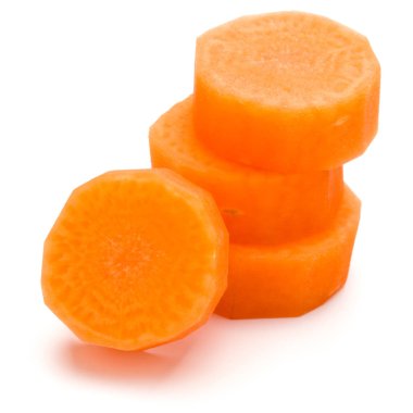 doğranmış havuç dilimleri