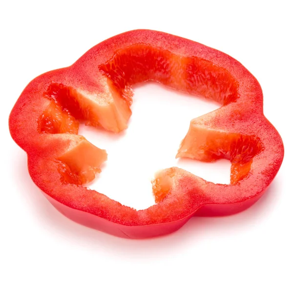Fetta di peperone rosso dolce — Foto Stock