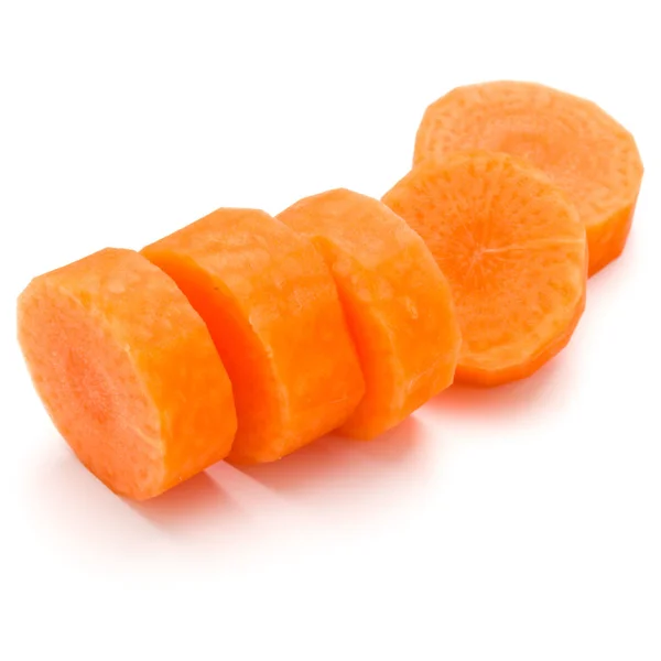 Фрагменти нарізаної моркви — стокове фото