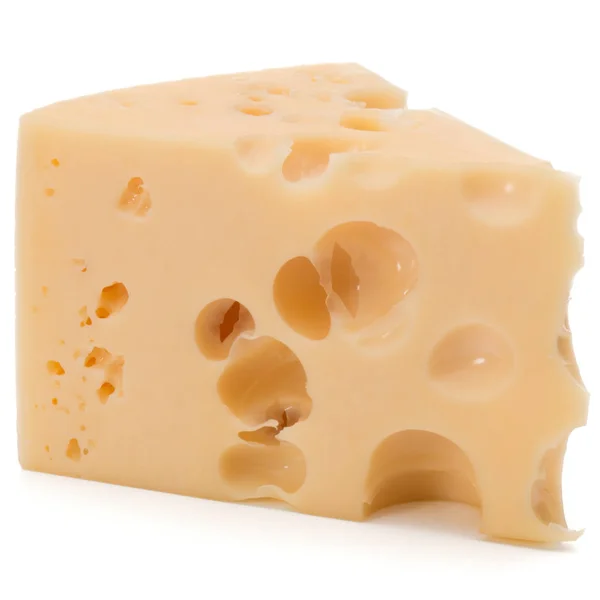 Cheese block close up — Stock Photo, Image