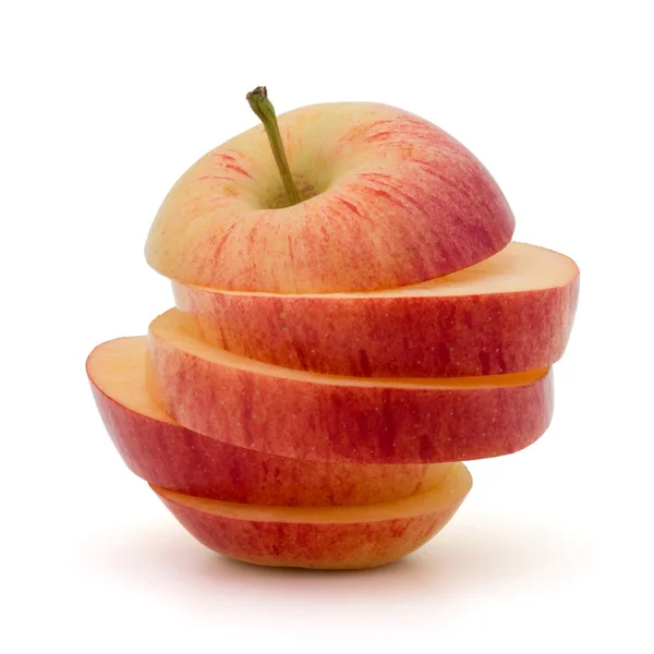 Măr feliat roșu — Fotografie, imagine de stoc