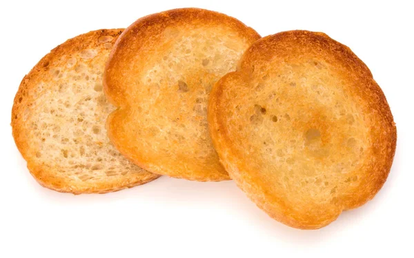 Crusty bröd rostat brödskivor — Stockfoto