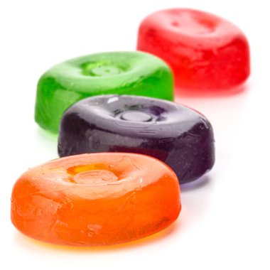 Dört meyve sert şeker şeker