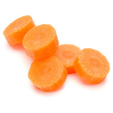 doğranmış havuç dilimleri