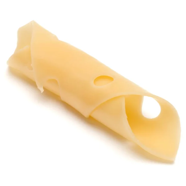 Rebanada de queso emmental — Foto de Stock