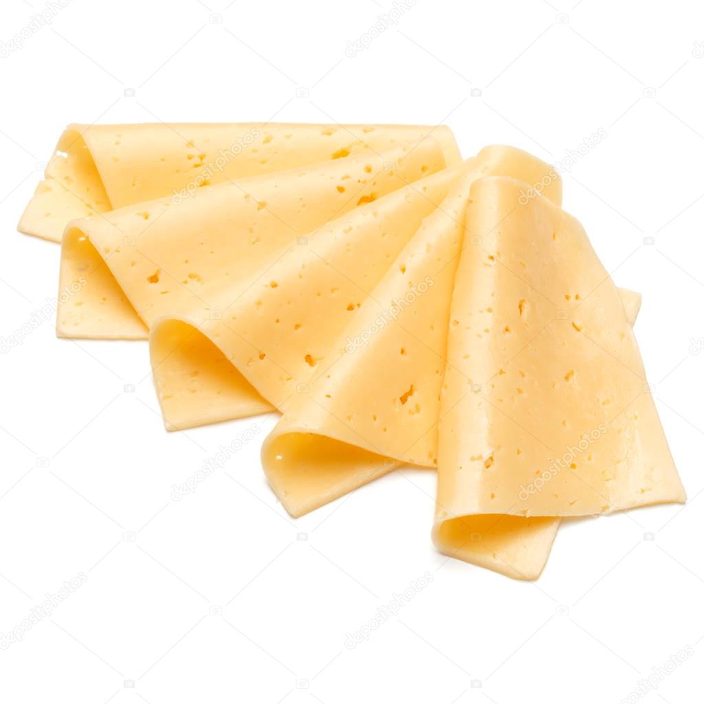 appetizing cheese slices 