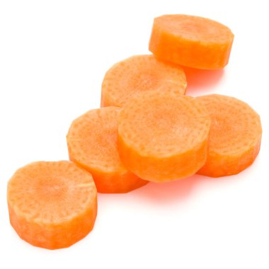 doğranmış havuç dilimleri